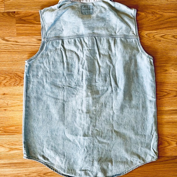 Vintage Ki-Ko-Mo Quality Lifestyle Blue Jeans Vest Vintage Vest Women’s M Medium - Picture 5 of 6
